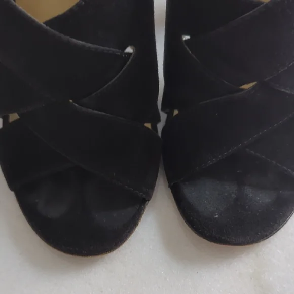 Jimmy Choo Suede Slides Size 8 - Picture 8 of 13